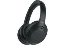 SONY WH-1000XM4 - Bluetooth Noise Cancelling-Kopfhörer (Over-ear, Schwarz)