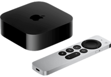 APPLE TV 4K 128 GB (Wi‑Fi + Ethernet, 2022) - Multimediaplayer (Schwarz/Silber)