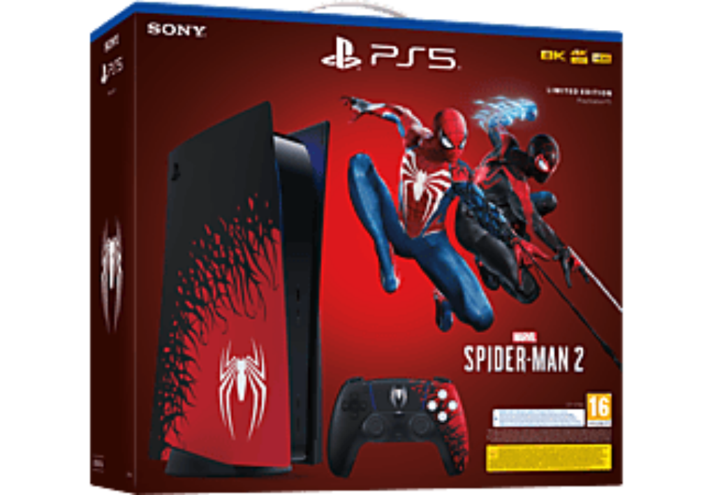 PlayStation 5 - Marvel’s Spider-Man 2 Limited Edition Bundle - Spielekonsole - Schwarz/Rot